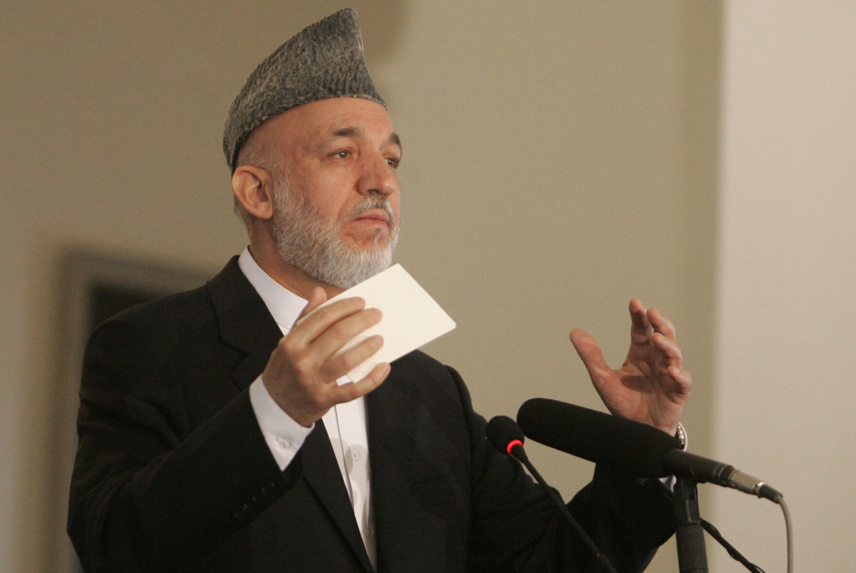 2010: Hamid Karzai